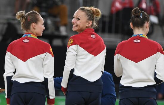 2016 Summer Olympics. Artistic gymnastics. Women. Team all-around competition