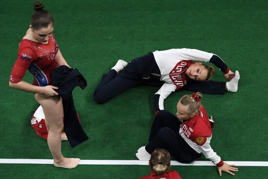 2016 Summer Olympics. Artistic gymnastics. Women. Team all-around competition