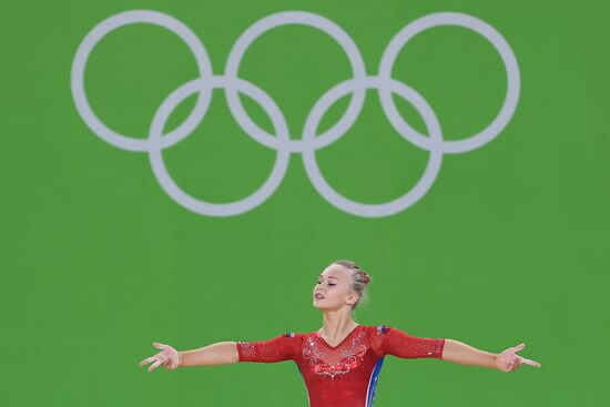 2016 Summer Olympics. Artistic gymnastics. Women. All-around competition