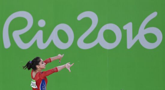 2016 Summer Olympics. Artistic gymnastics. Women. Team all-around competition