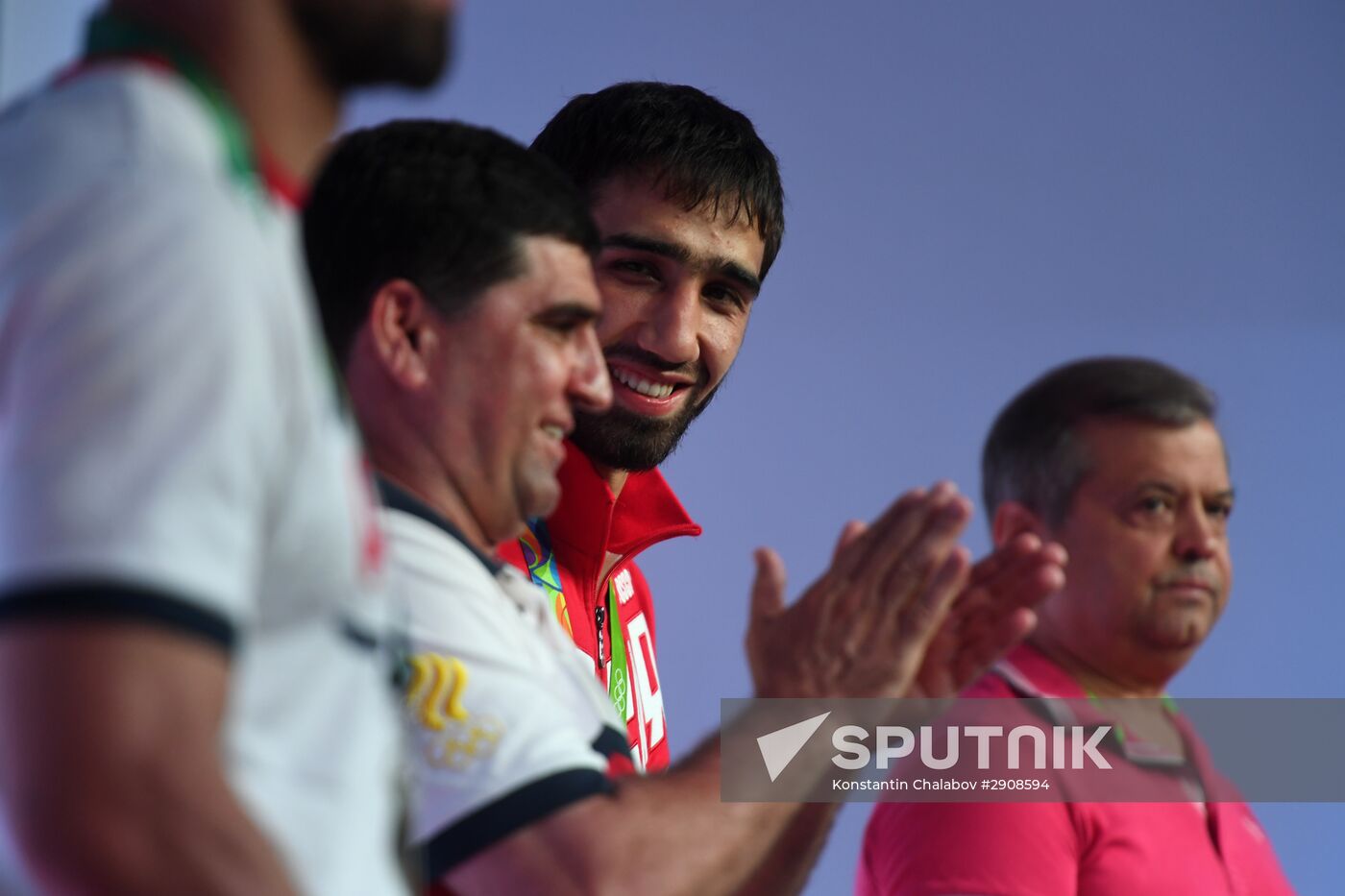Russian judo wrestler Khasan Khalmurzayev honored at Russian House