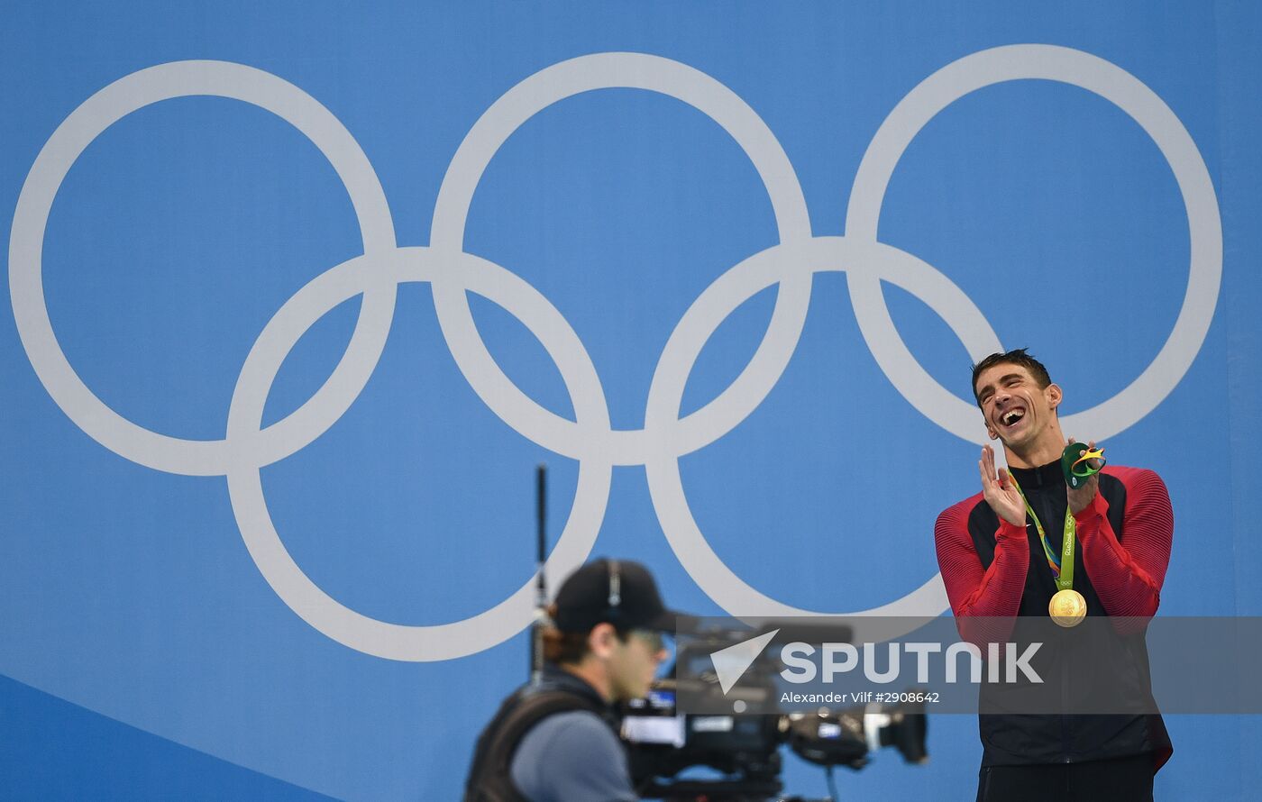 2016 Summer Olympics. Swimming. Day Four