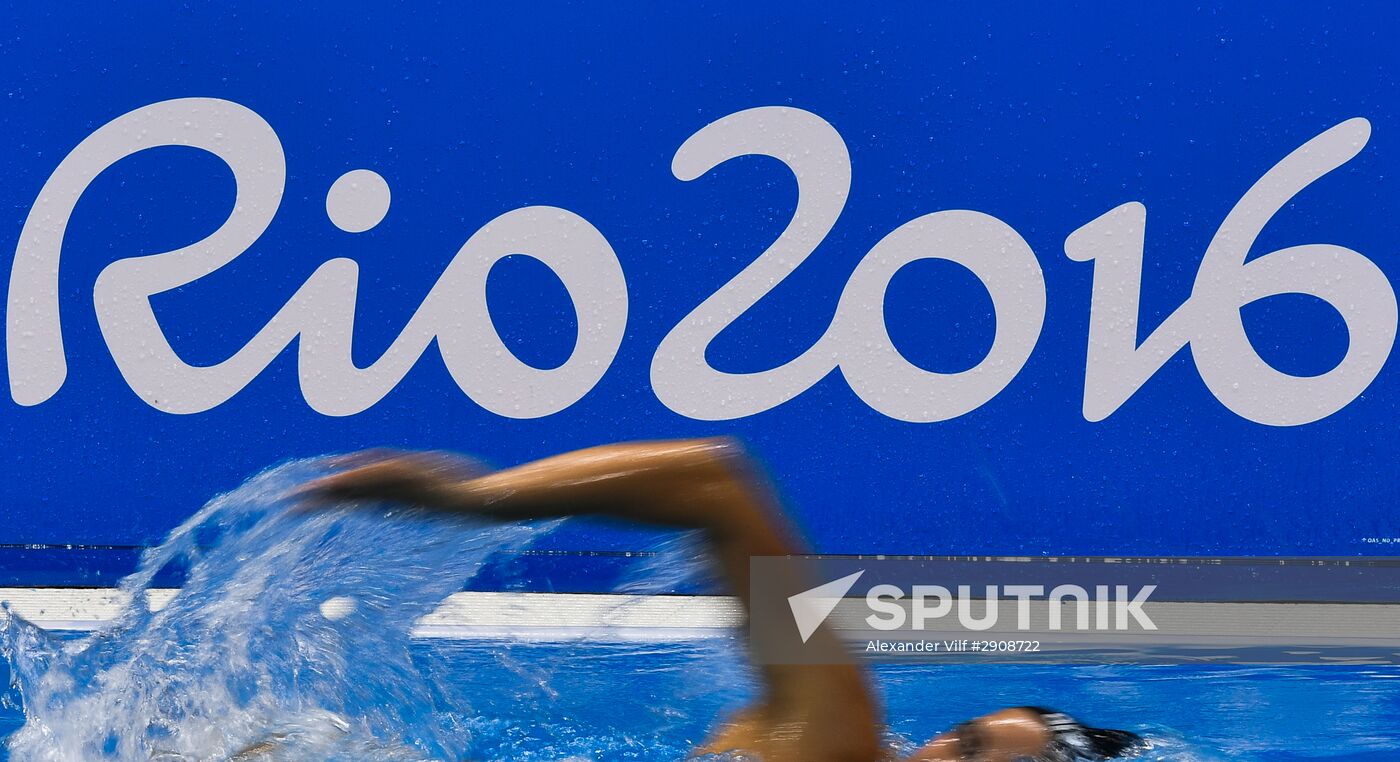 2016 Summer Olympics. Swimming. Day Four