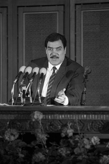 President of Afghanistan Mohammad Najibullah