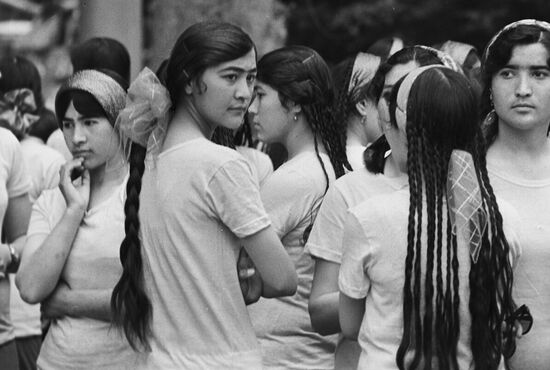 Students of Namangan Teacher Training College