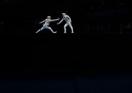 2016 Summer Olympics. Fencing. Men's individual sabre
