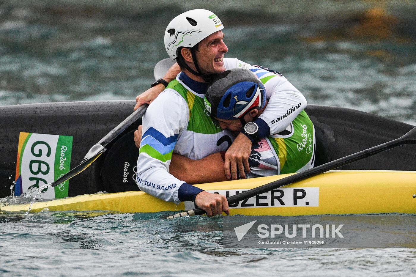 2016 Summer Olympics. Canoeing. Men's Kayak 1 slalom