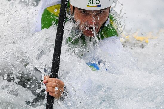 2016 Summer Olympics. Canoeing. Men's Kayak 1 slalom