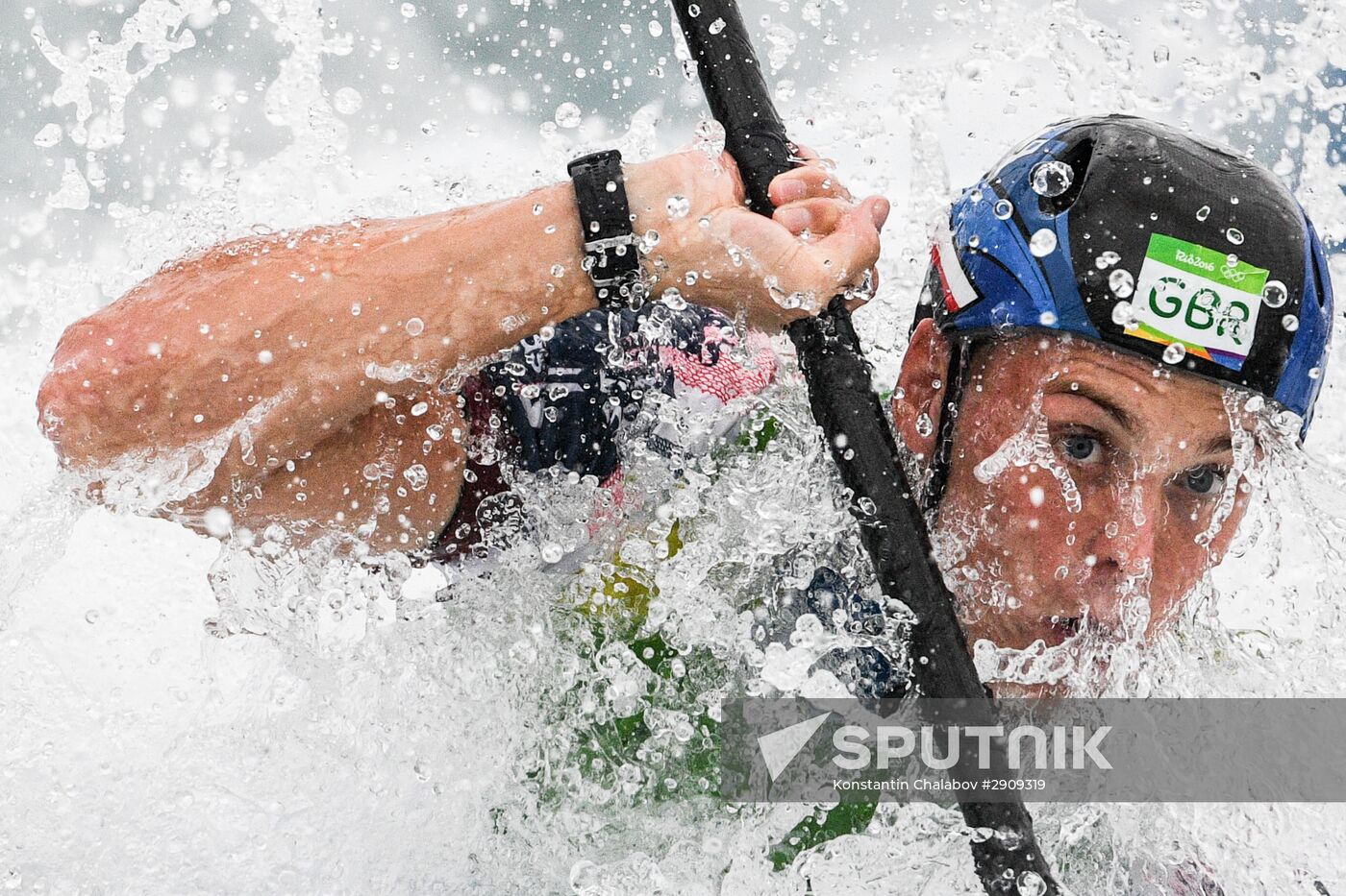 2016 Summer Olympics. Whitewater slalom. Men. Kayak 1