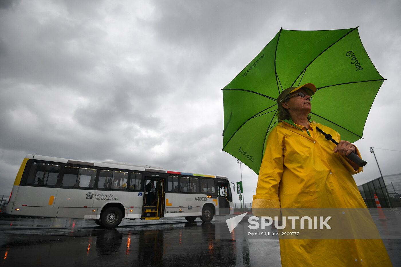 A volunteer at the Olympic Park in Rio de Janeiro. Location: Brazil, Rio de Janeiro. Author: Ramil Sitdikov/Sputnik. Olympic Park in Rio de Janeiro