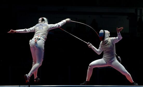 2016 Summer Olympics. Fencing. Women. Individual foil