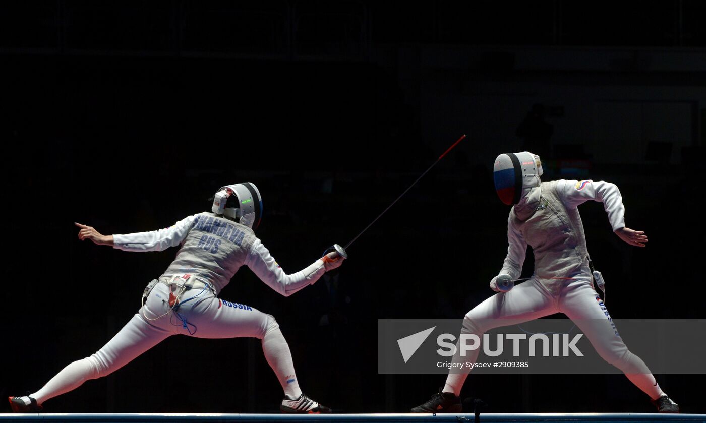 2016 Summer Olympics. Fencing. Women. Individual foil