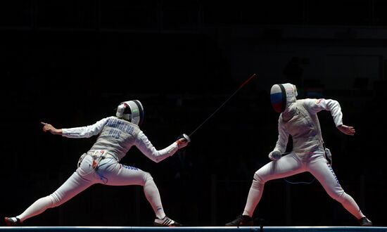 2016 Summer Olympics. Fencing. Women. Individual foil