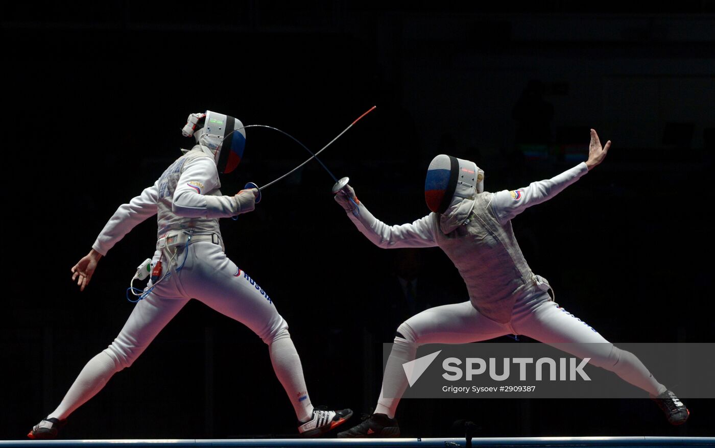 2016 Summer Olympics. Fencing. Women. Individual foil