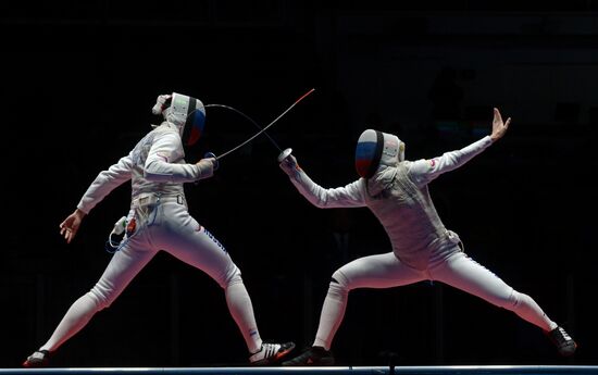 2016 Summer Olympics. Fencing. Women. Individual foil