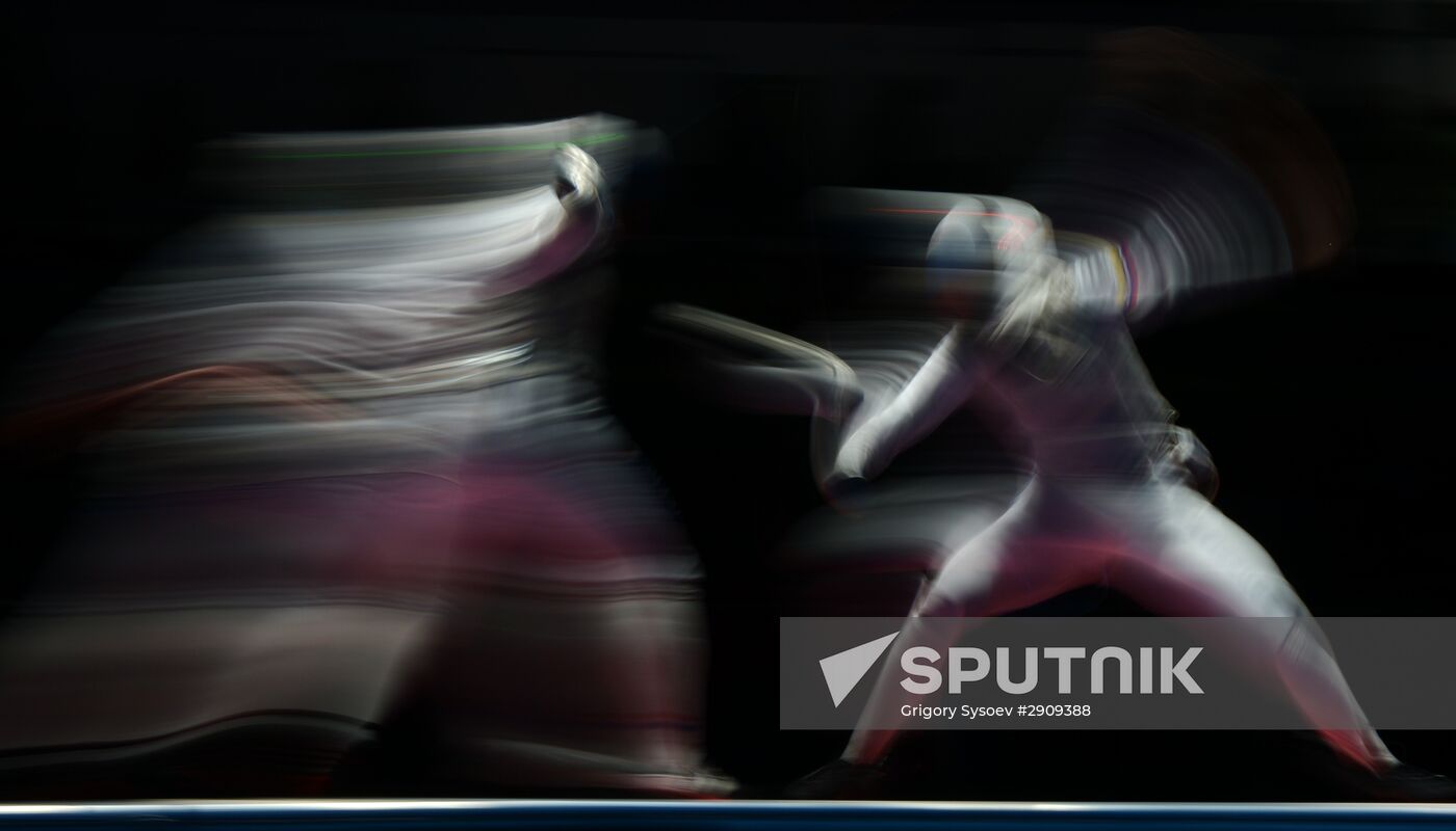 2016 Summer Olympics. Fencing. Women. Individual foil