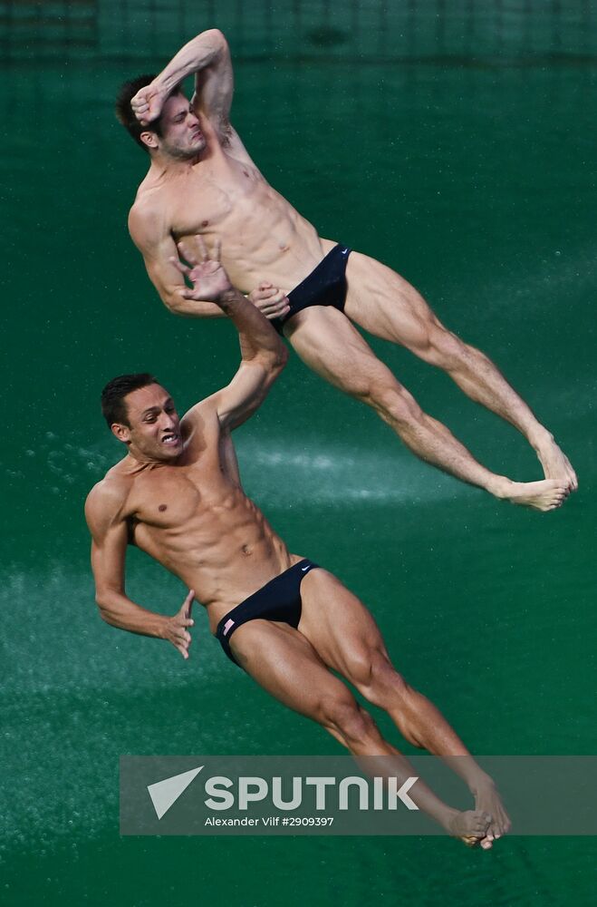 2016 Summer Olympics. Synchronized diving. Men. 3m springboard