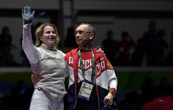 2016 Summer Olympics. Fencing. Women. Individual foil