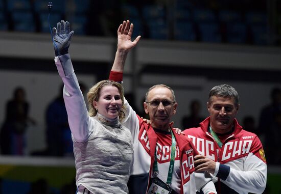 2016 Summer Olympics. Fencing. Women. Individual foil