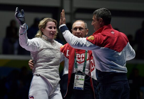 2016 Summer Olympics. Fencing. Women. Individual foil