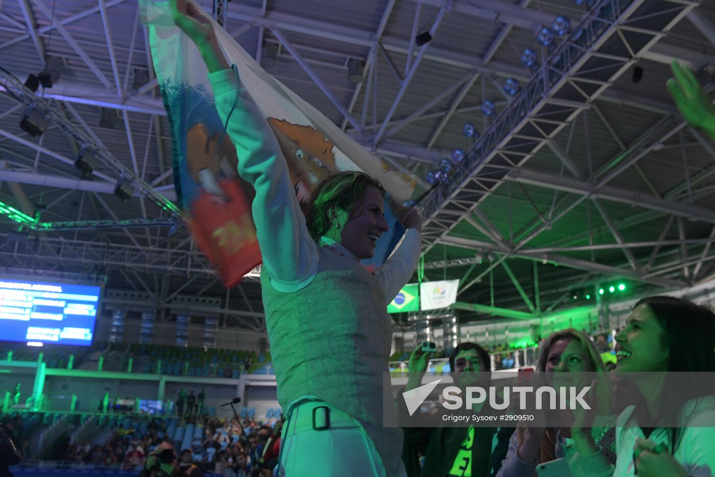 2016 Summer Olympics. Fencing. Women. Individual foil