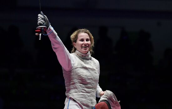 2016 Summer Olympics. Fencing. Women. Individual foil