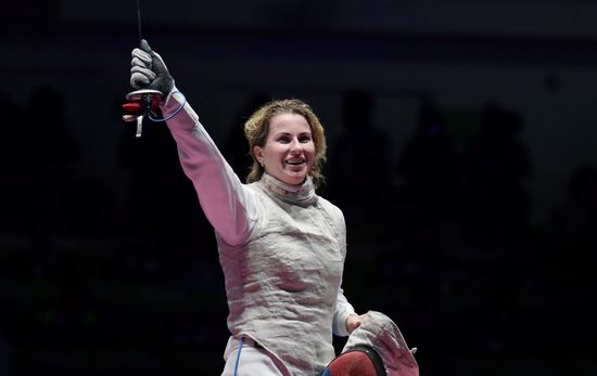 2016 Summer Olympics. Fencing. Women. Individual foil