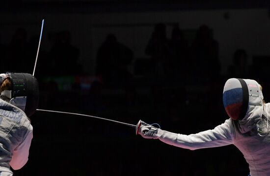 2016 Summer Olympics. Fencing. Women. Individual foil