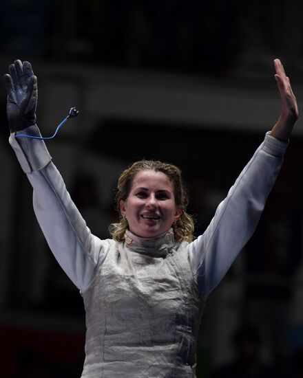 2016 Summer Olympics. Fencing. Women. Individual foil