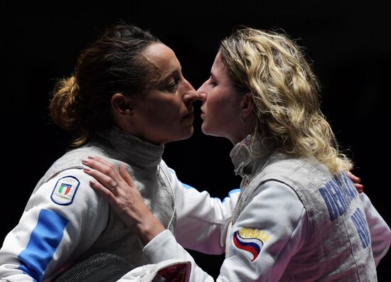 2016 Summer Olympics. Fencing. Women. Individual foil