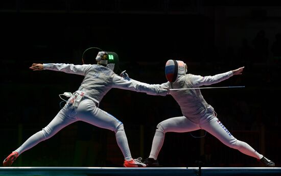 2016 Summer Olympics. Fencing. Women. Individual foil