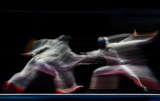 2016 Summer Olympics. Fencing. Women. Individual foil