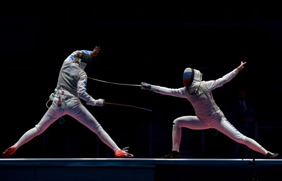 2016 Summer Olympics. Fencing. Women. Individual foil