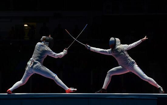 2016 Summer Olympics. Fencing. Women. Individual foil