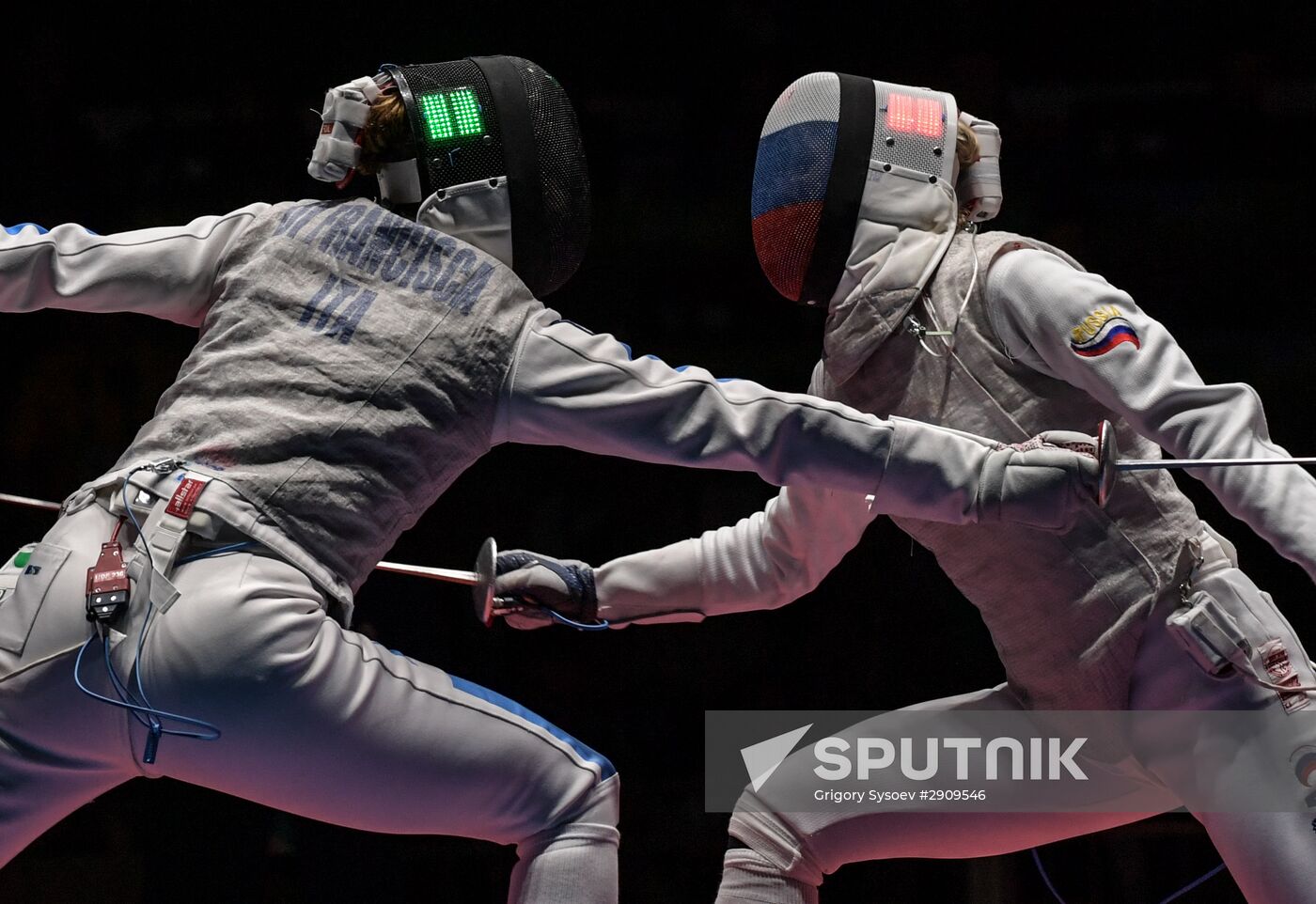 2016 Summer Olympics. Fencing. Women. Individual foil