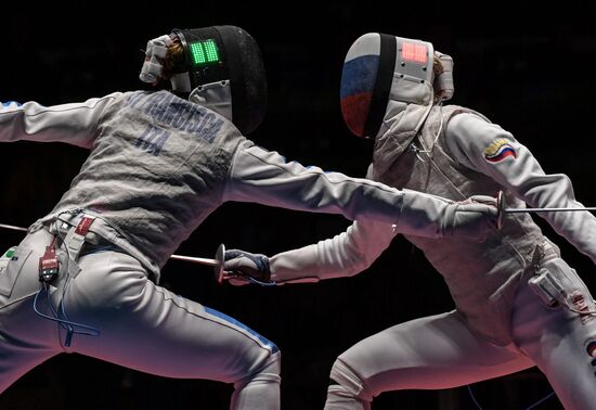 2016 Summer Olympics. Fencing. Women. Individual foil