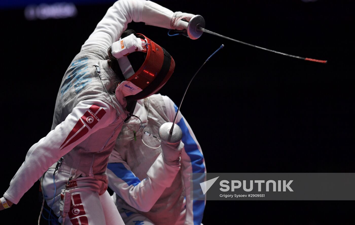 2016 Summer Olympics. Fencing. Women. Individual foil