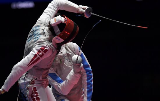 2016 Summer Olympics. Fencing. Women. Individual foil