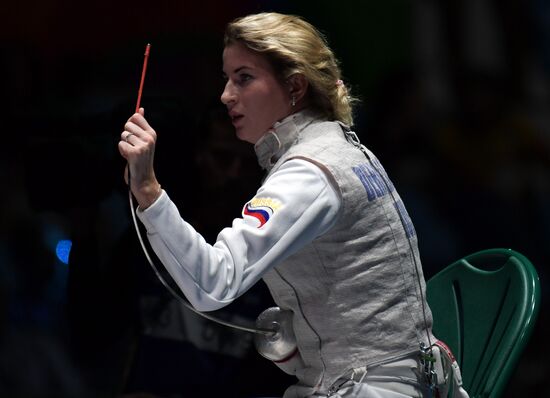 2016 Summer Olympics. Fencing. Women. Individual foil