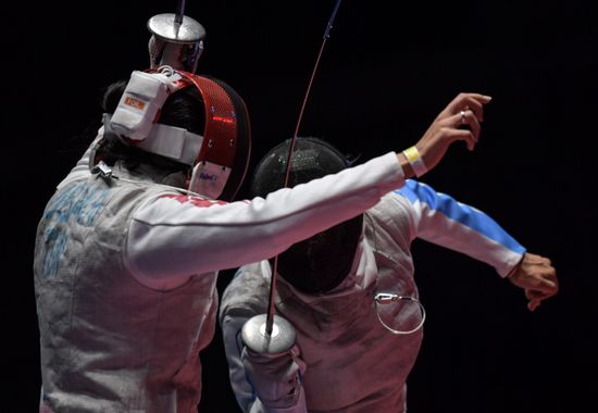 2016 Summer Olympics. Fencing. Women. Individual foil