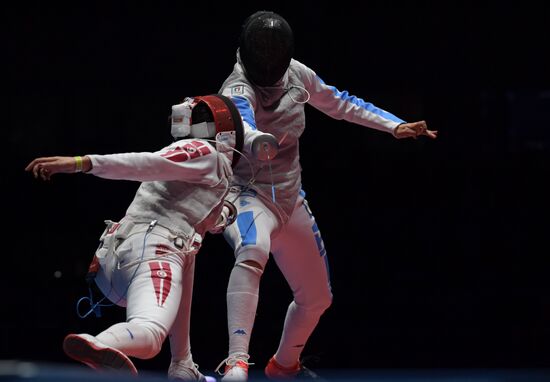 2016 Summer Olympics. Fencing. Women. Individual foil