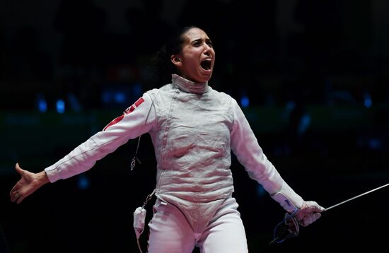2016 Summer Olympics. Fencing. Women. Individual foil