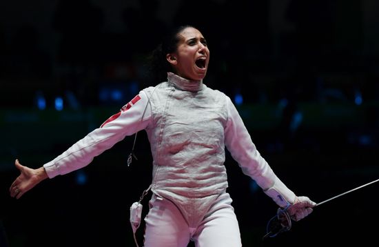 2016 Summer Olympics. Fencing. Women. Individual foil