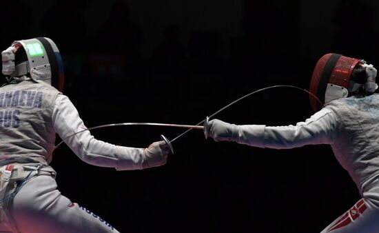 2016 Summer Olympics. Fencing. Women. Individual foil
