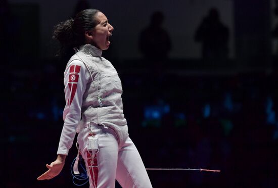 2016 Summer Olympics. Fencing. Women. Individual foil