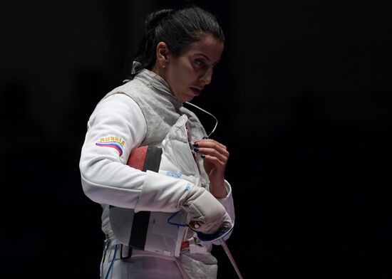 2016 Summer Olympics. Fencing. Women. Individual foil