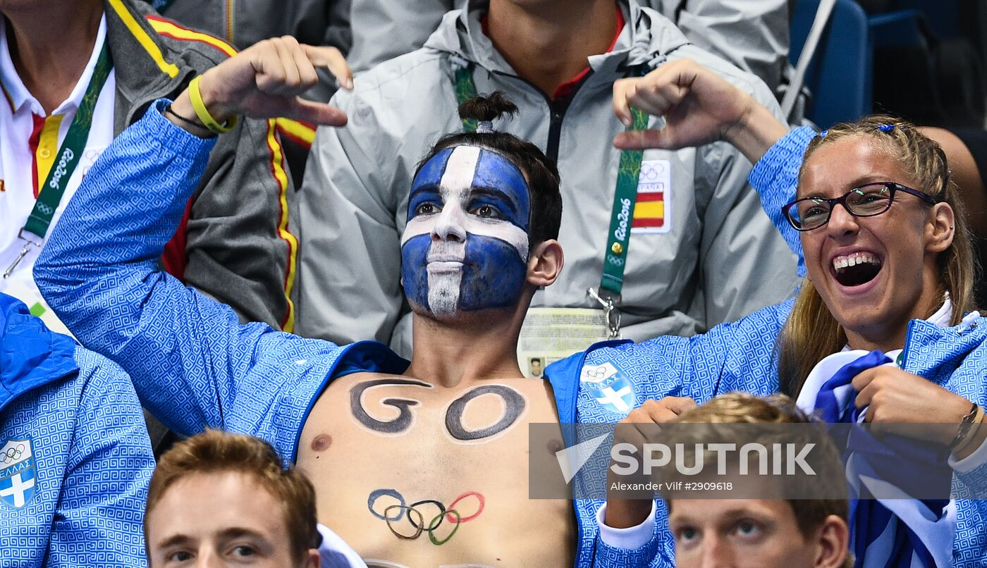 2016 Summer Olympics. Swimming. Day Five