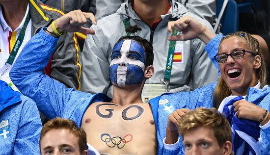 2016 Summer Olympics. Swimming. Day Five