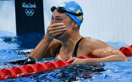 2016 Summer Olympics. Swimming. Day Five