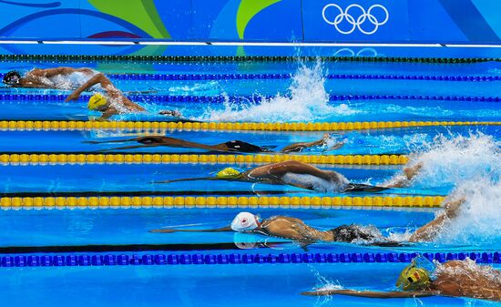 2016 Summer Olympics. Swimming. Day Five